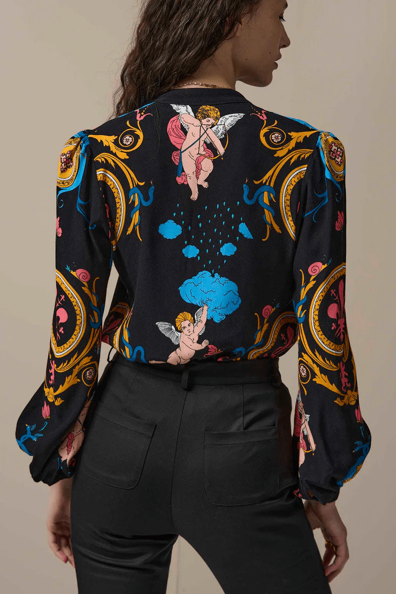 Shirts & Tops - Paolita - Seraphina Edie Top - Archery Close