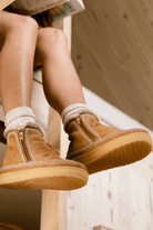 Boots - Laidback London - Setsu Crochet Boot in Chestnut Suede - Archery Close