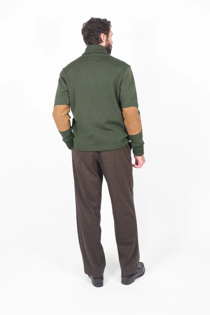 Sweater - Dehen 1920 - Shawl Sweater Coat 2.0 - Spruce - Archery Close