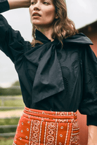 Shirts & Tops - Hunter Bell - Shay Blouse in Black - Archery Close