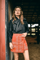 Shirts & Tops - Hunter Bell - Shay Blouse in Black - Archery Close