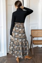 Skirts - Emerson Fry - Shirred Shirt in Story Print - Archery Close