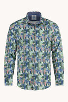 A Fish Named Fred Shirt Tokyo Signs - Multicolour Green