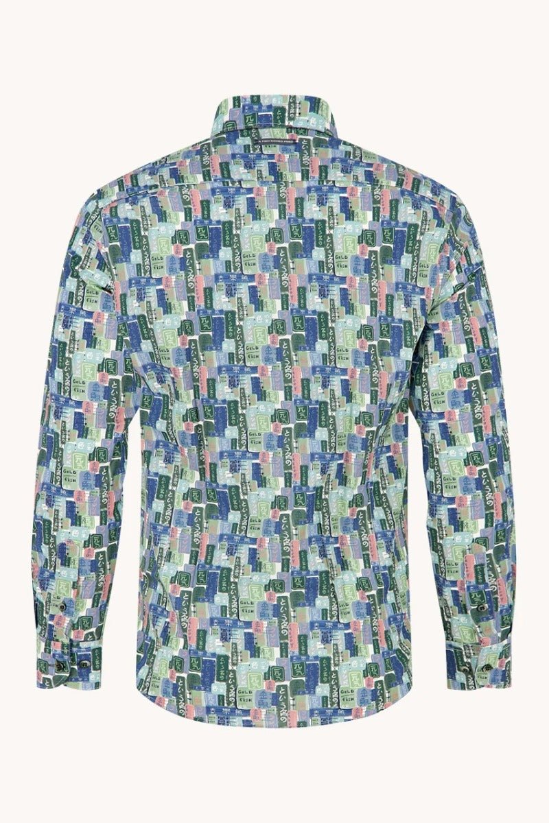 A Fish Named Fred Shirt Tokyo Signs - Multicolour Green