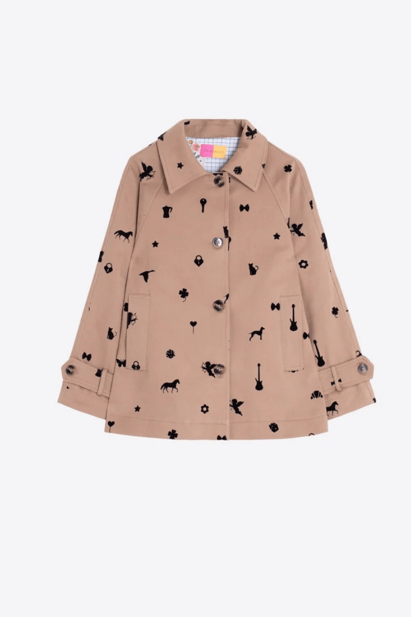 Outerwear - Vilagallo - Short Beige Jacket - Archery Close