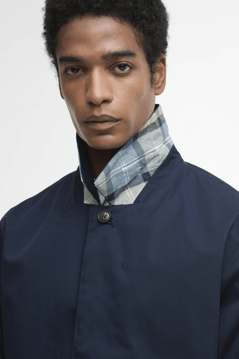 Outerwear - Barbour - Short Rokig Waterproof Jacket in Navy - Archery Close