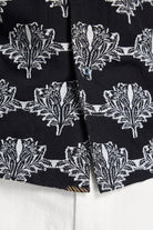 Billy Reid Short Sleeve Botanical Jacquard Camp Shirt