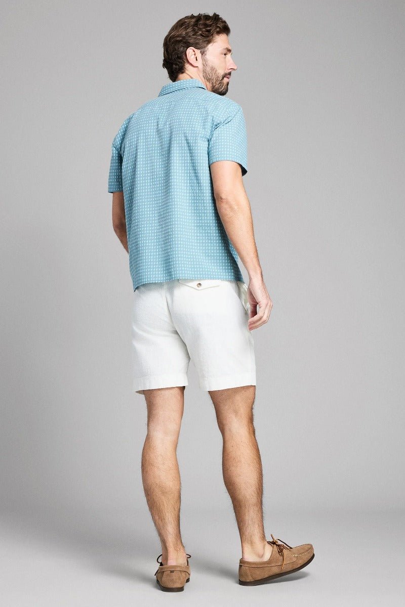 Billy Reid Short Sleeve Check Dobby Treme Shirt
