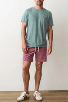 Marine Layer Signature Embroidered Pocket Tee - Deep Sea