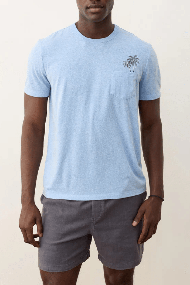 Shirts & Tops - Marine Layer - Signature Embroidered Pocket Tee - Archery Close