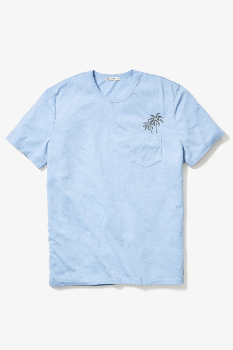 Shirts & Tops - Marine Layer - Signature Embroidered Pocket Tee - Archery Close