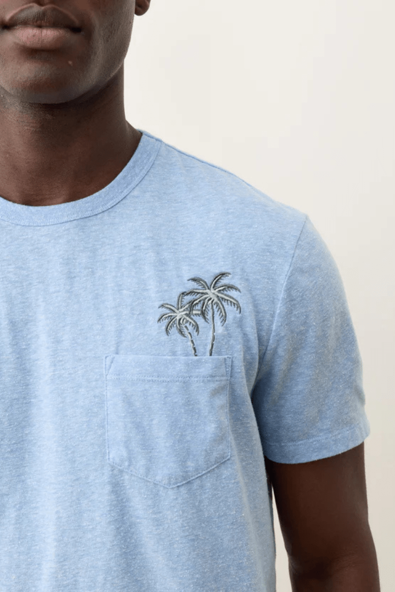 Shirts & Tops - Marine Layer - Signature Embroidered Pocket Tee - Archery Close