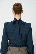 Shirts & Tops - Stella Nova - Silk Blouse in Night Petrol - Archery Close