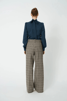 Shirts & Tops - Stella Nova - Silk Blouse in Night Petrol - Archery Close