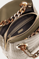 Handbags, Wallets & Cases - Frances Valentine - Skip Tote in Olive - Archery Close