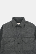 Shirts & Tops - Dehen 1920 - Skyline Overshirt - Melton Wool, Granite - Archery Close
