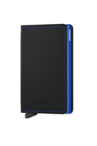 Handbags, Wallets & Cases - Secrid - Slimwallet in Matte Black & Blue - Archery Close