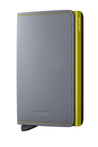 Handbags, Wallets & Cases - Secrid - Slimwallet in Matte Grey & Lime - Archery Close
