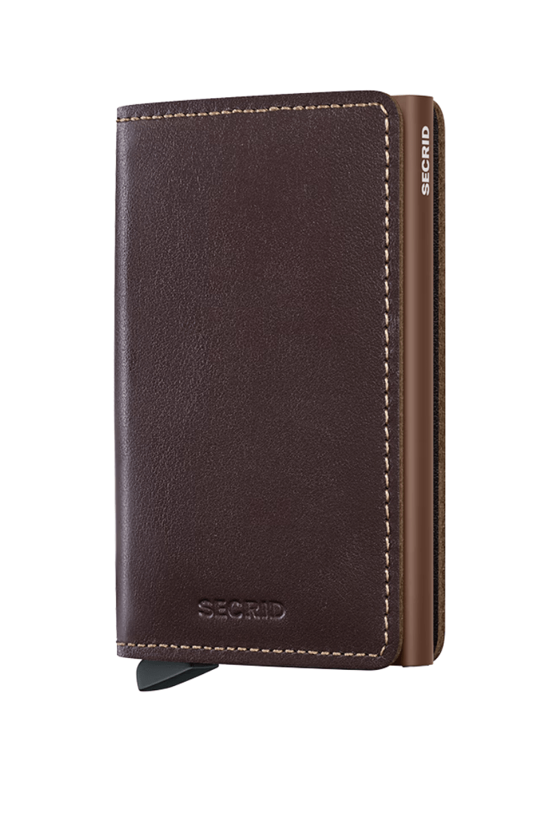 Handbags, Wallets & Cases - Secrid - Slimwallet in Original Chocolate - Archery Close