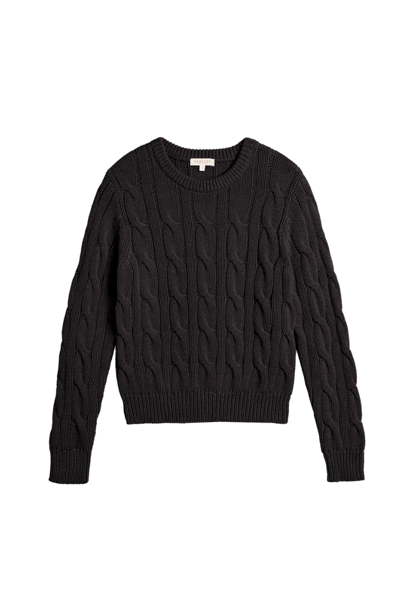 Sweater - DemyLee - Sloane Cotton Cashmere Sweater - Archery Close