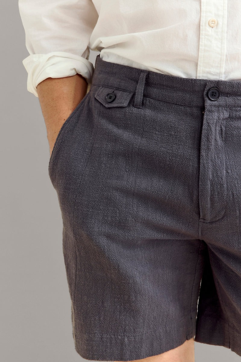 Billy Reid Slub Cotton Moore Short