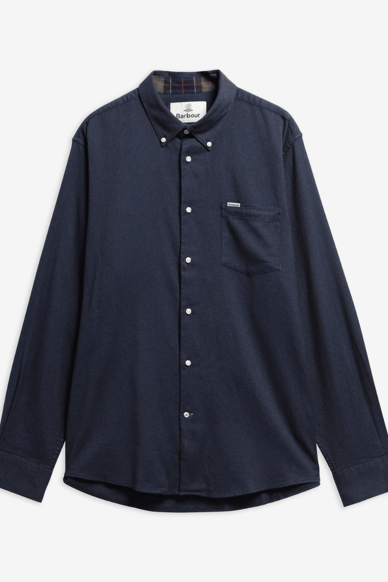 Shirts & Tops - Barbour - Sparrowhill Regular Long-Sleeved Shirt - Archery Close