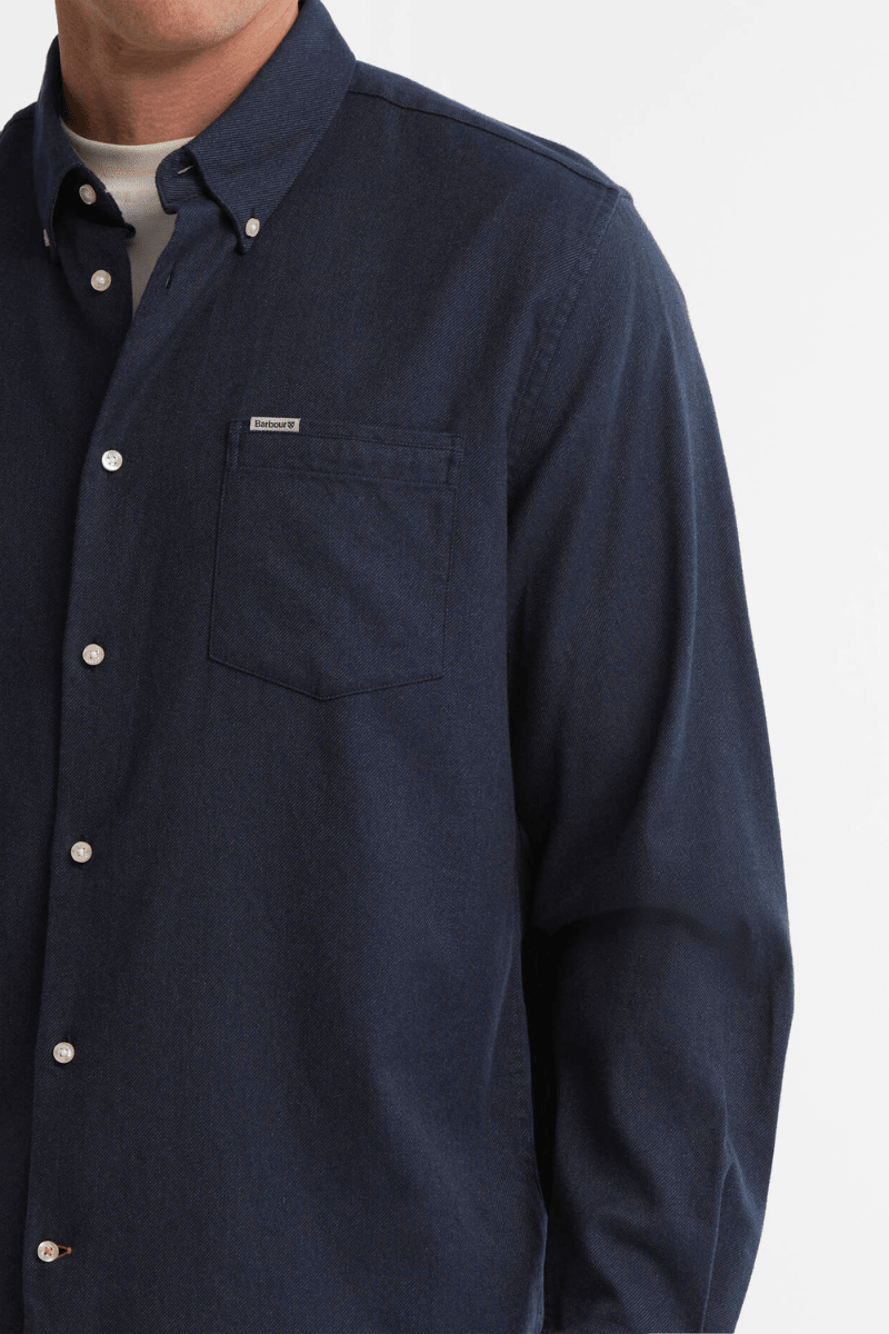 Shirts & Tops - Barbour - Sparrowhill Regular Long-Sleeved Shirt - Archery Close
