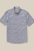 Shirts & Tops - Faherty Brand - SS Breeze Shirt in Antique Berry Floral - Archery Close