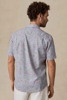 Shirts & Tops - Faherty Brand - SS Breeze Shirt in Antique Berry Floral - Archery Close