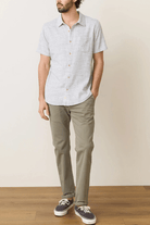 Shirts & Tops - Marine Layer - SS Classic Stretch Selvedge Shirt - Archery Close