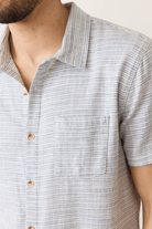 Shirts & Tops - Marine Layer - SS Classic Stretch Selvedge Shirt - Archery Close