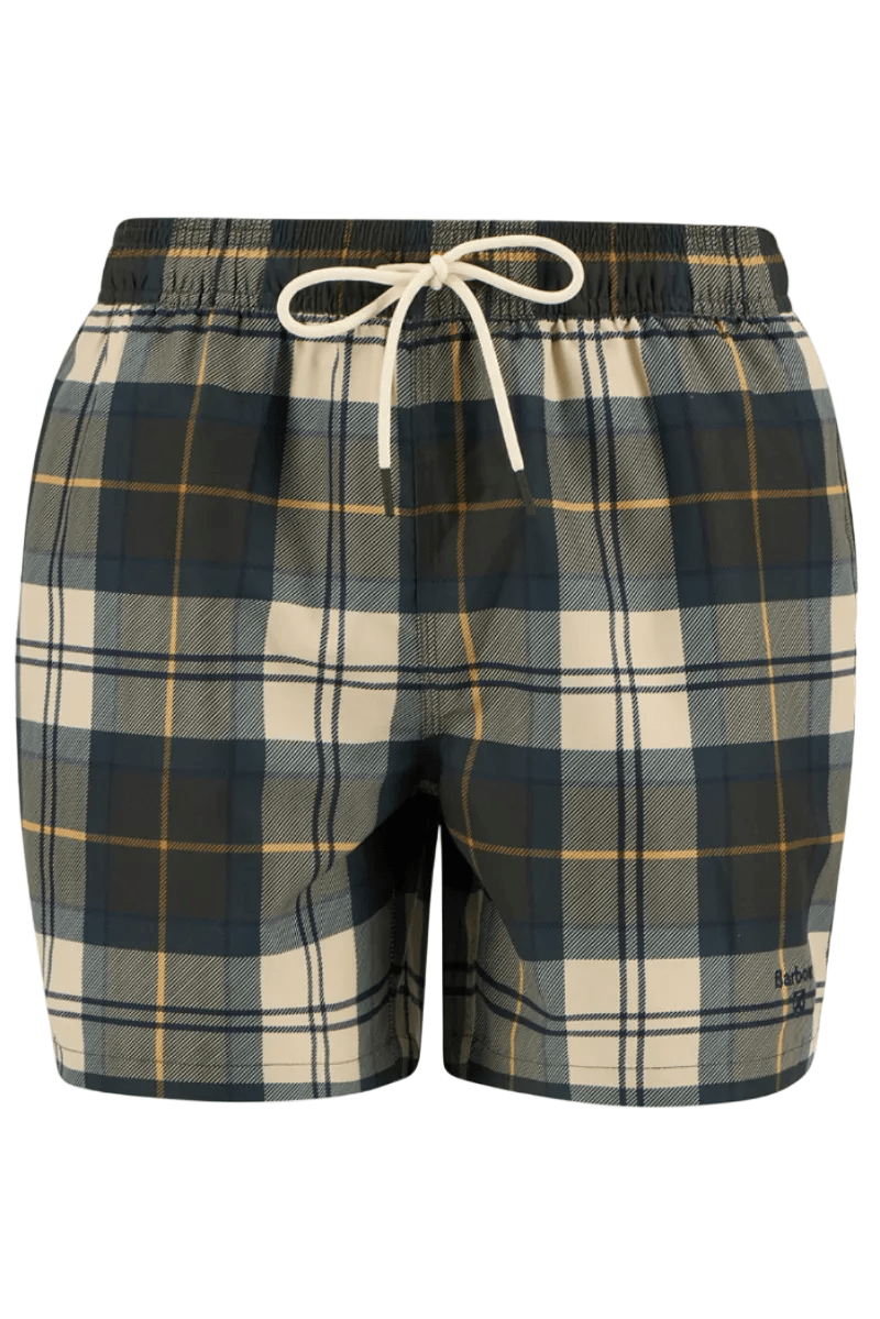 Swimsuit - Barbour - Staple Tartan Swim Shorts - Archery Close