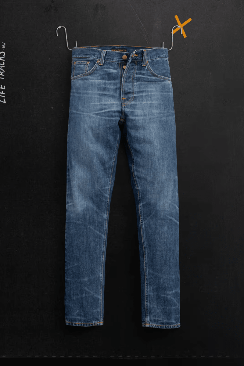 Jeans - Nudie Jeans - Steady Eddie II Twisted Tracks - Archery Close
