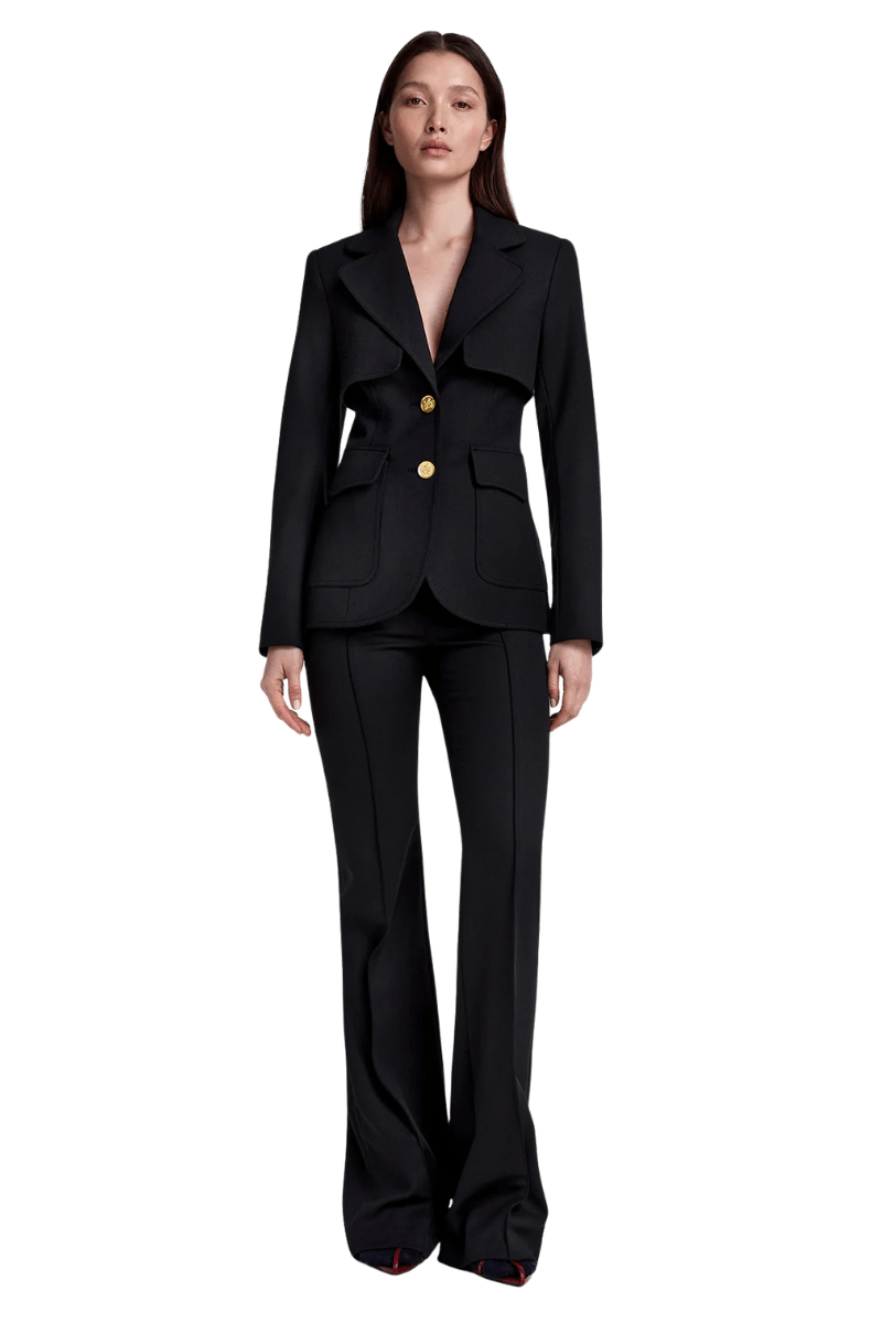 Blazer - Smythe - Storm Flap Blazer in Black - Archery Close