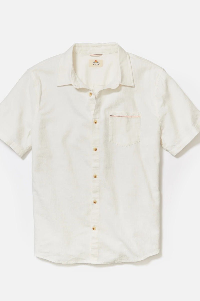 Marine Layer Stretch Selvage Short Sleeve Shirt