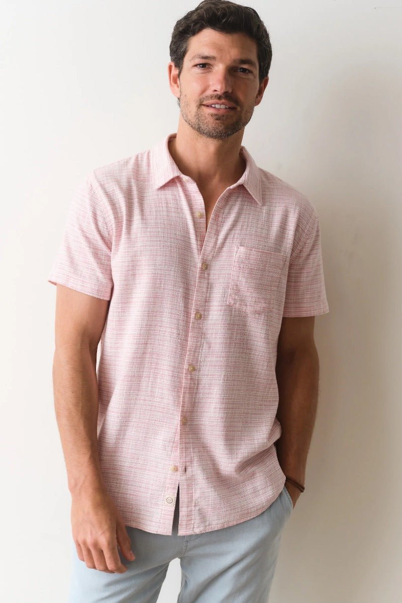 Marine Layer Stretch Selvage Short Sleeve Shirt