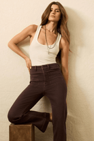 Pants - Faherty Brand - Stretch Terry Patch Pocket Ankle Pant - Archery Close