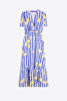 Dresses - Vilagallo - Striped Lemon Dress - Archery Close