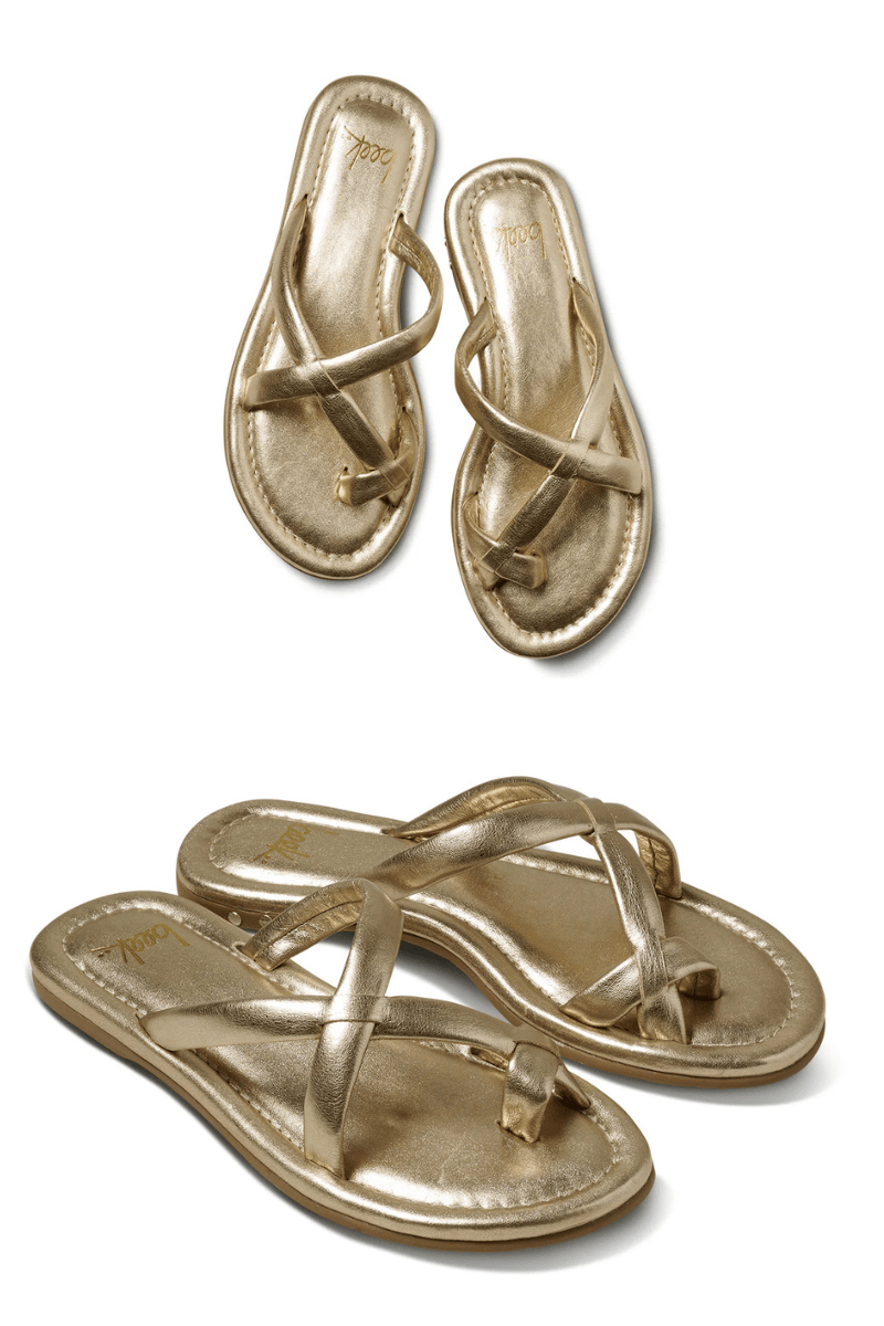 Sandals - Beek - Sungem Sandals in Gold - Archery Close