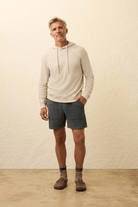 Sweatshirts - Faherty Brand - Sunwashed Midweight Organic Hoodie - Oat Plains Heather - Archery Close