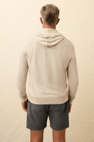 Sweatshirts - Faherty Brand - Sunwashed Midweight Organic Hoodie - Oat Plains Heather - Archery Close