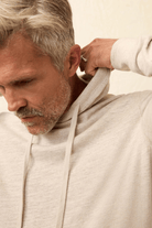 Sweatshirts - Faherty Brand - Sunwashed Midweight Organic Hoodie - Oat Plains Heather - Archery Close