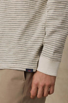 Faherty Brand Sunwashed Organic Hoodie - Cedar Falls Stripe