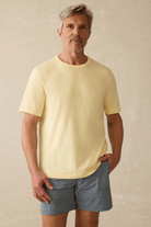 T-Shirt - Faherty Brand - Sunwashed Pocket Tee in Isle Sun - Archery Close