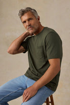 Faherty Brand Sunwashed Regenerative Pocket Tee