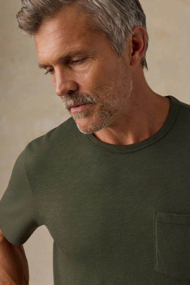 Faherty Brand Sunwashed Regenerative Pocket Tee
