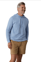 Sweatshirts - Faherty Brand - Sunwashed Slub Hoodie - Blue Isle - Archery Close