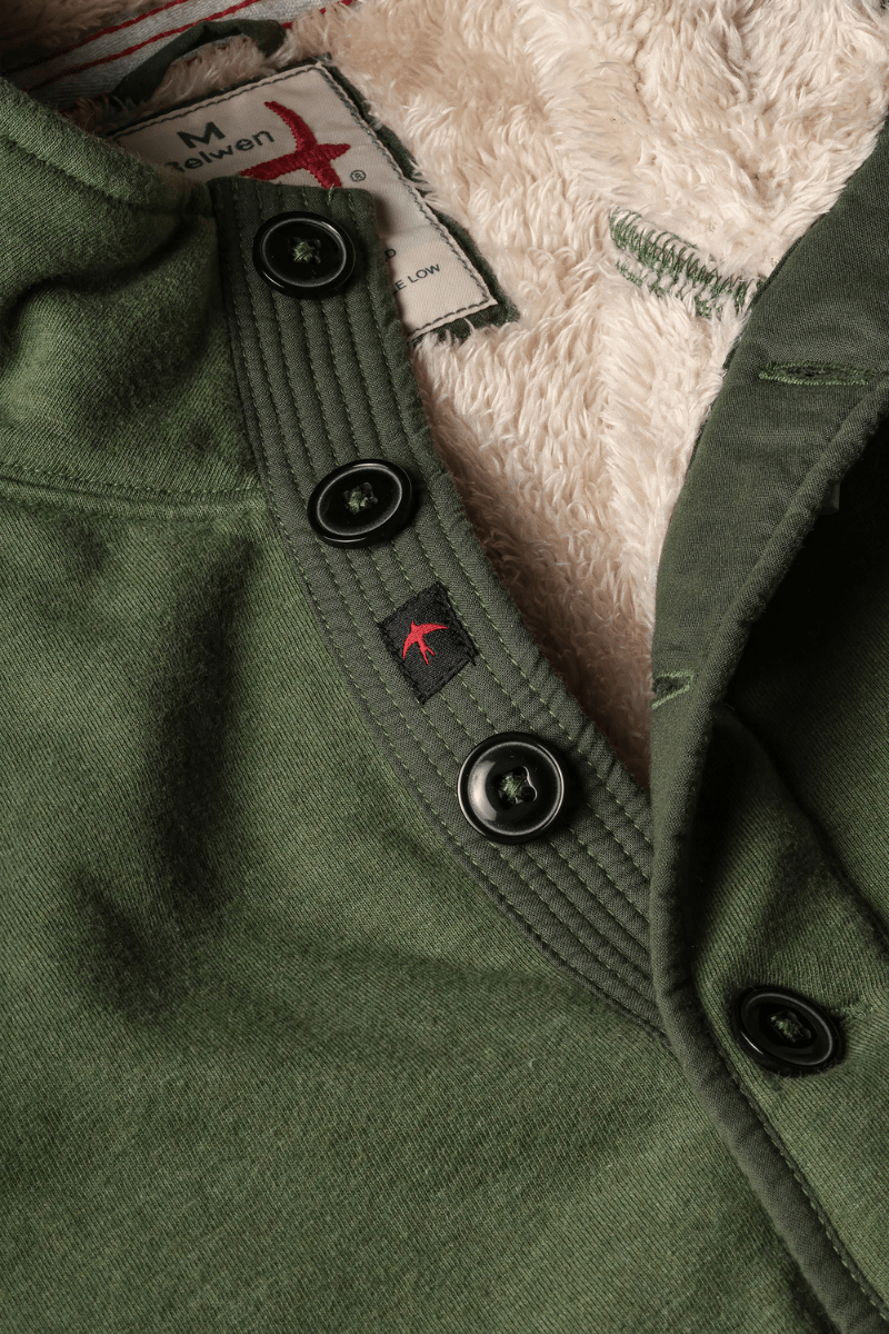 Sweatshirts - Relwen - Superfleece Mock in Brt Loden - Archery Close