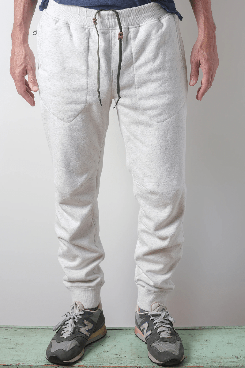 Sweatpants - Relwen - Superfleece Trackpant in Chalk - Archery Close