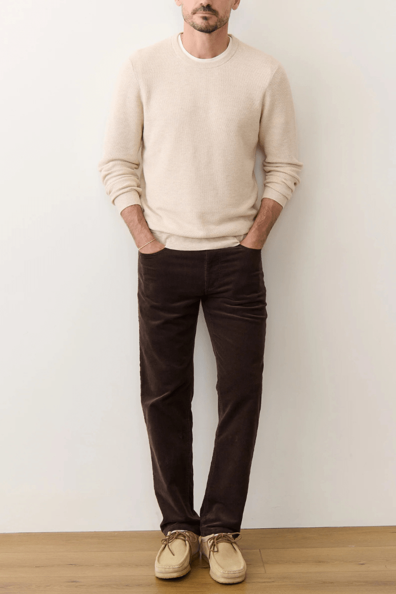 Shirts & Tops - Marine Layer - Sweater Tee - Angora - Archery Close